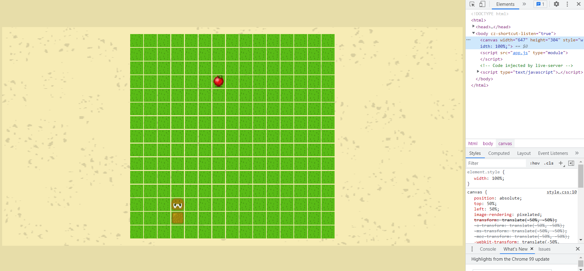 Apple on Random Cell